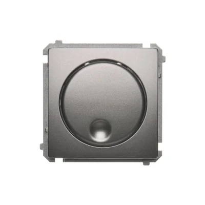 Regulador de intensidad pulsador (módulo) 20-500W 230V inox (metálico)
