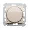 Regulador giratorio bipolar para LED regulables 230V (módulo) 5-215W, crema Requiere instalación de 4 hilos