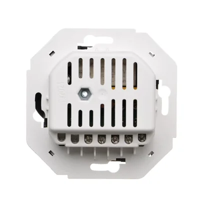 Régulateur de température Simon 54 WMDR-02xxxx-049 avec capteur interne (module) 16(2) A, 230 V~. Montage par vis ; noir