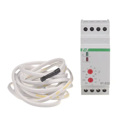 Regulator temperatury montowany na szynie DIN styk: 1NO/NC 230V AC 24V
