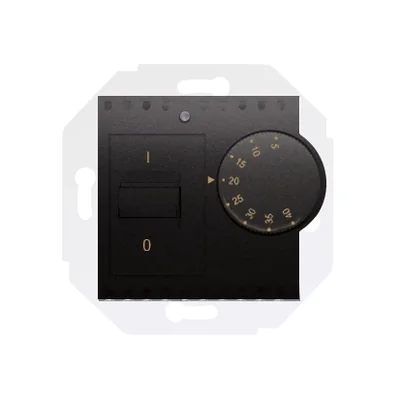 Regulator temperatury z czujnikiem wewnętrznym (moduł) 16A 230V antracyt (metalik)