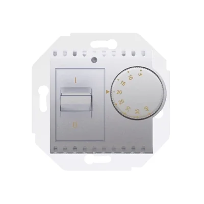 Regulator temperatury z czujnikiem wewnętrznym (moduł) 16A 230V srebrny (metalik)