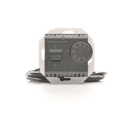 Regulátor teploty s externím čidlem (modul) 16A 230V antracit (metalický)