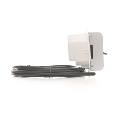 Regulátor teploty s externím čidlem (modul) 16A 230V stříbrný (metalický)
