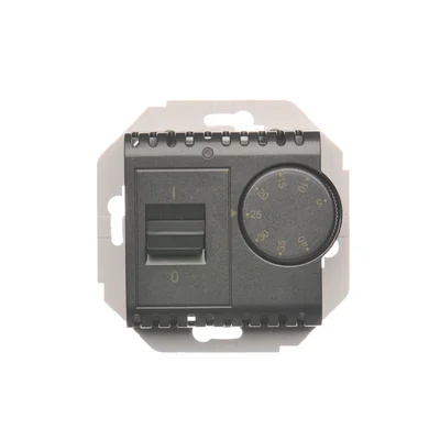 Regulátor teploty s vnitřním čidlem (modul) 16A 230V antracit (metalický)