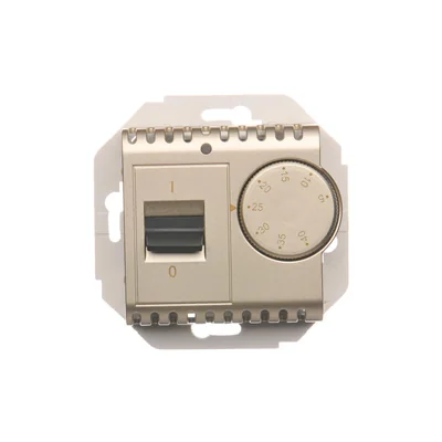 Regulátor teploty s vnitřním senzorem (modul) 16A 230V zlatý (metalický)