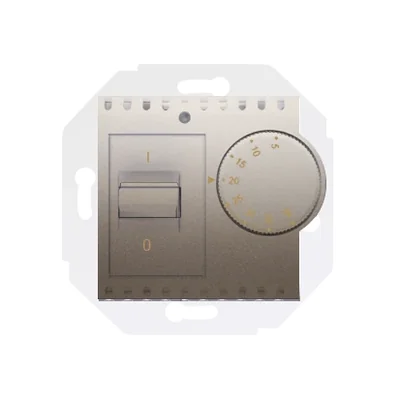 Regulátor teploty s vnitřním senzorem (modul) 16A 230V zlatý (metalický)