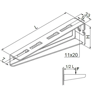 Reinforced boom WW/WWSR50 65x47mm