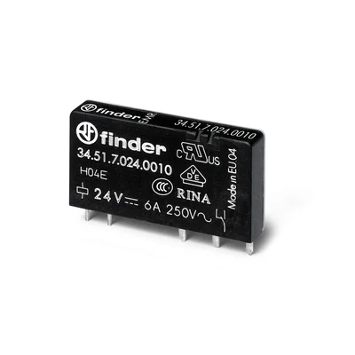 Relais 1CO 6A 24V CC