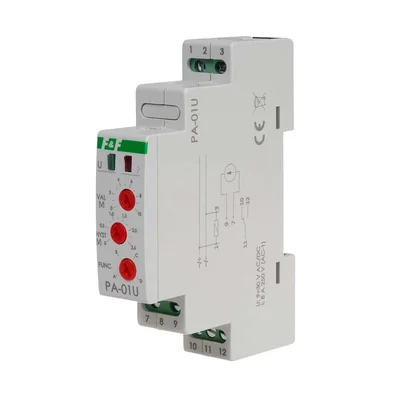 Relais analogique avec entrée de tension, 0 à 10 V, 8 A, montage sur rail DIN