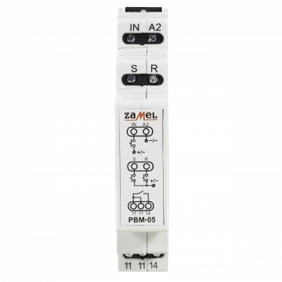 Relais bistable sans potentiel 12-24V AC/DC TYPE : PBM-05/12-24V