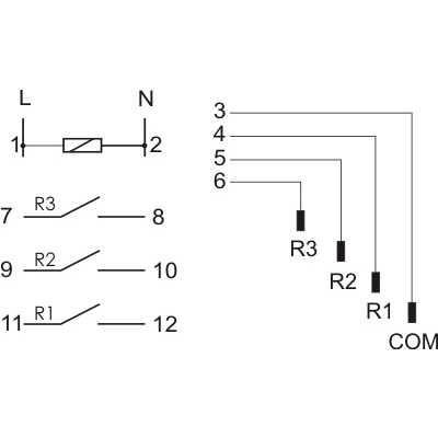 Relais de contrôle de niveau de liquide PZ-831 RC B