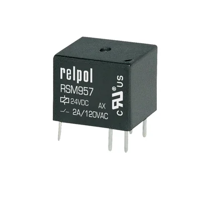 Relais de signal RSM957-0111-85-S024 1P 24 V CC bobine sensible 2 A / 120 V CA