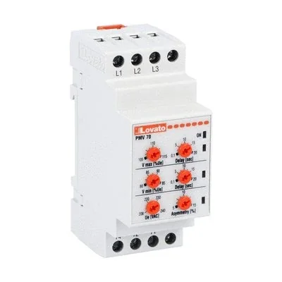 Relais de surveillance de tension PMV70A575, min/max, asymétrie de tension, séquence de phases et perte de phase, 380÷575 VCA