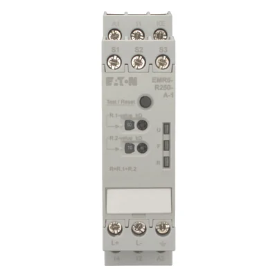 Relais de surveillance d'isolement EMR6-R250-A-1, 0-250 V CA, 0-300 V CC, 1-100 kΩ