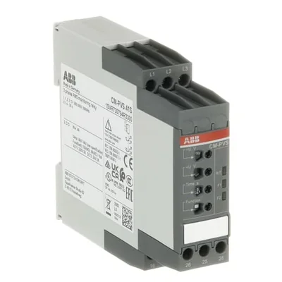 Relais de surveillance triphasé CM-PVS.41S 2c/o 001-30s L1-L2-L3=3x300-500 VCA
