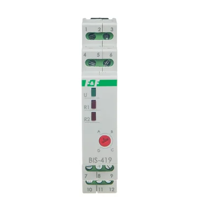 Relais DIN bistable à 4 fonctions avec deux circuits de commande
