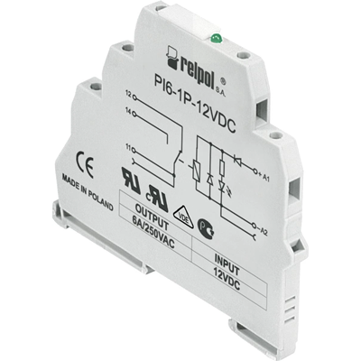 Relais d'interface PI6-1P-24VAC/DC