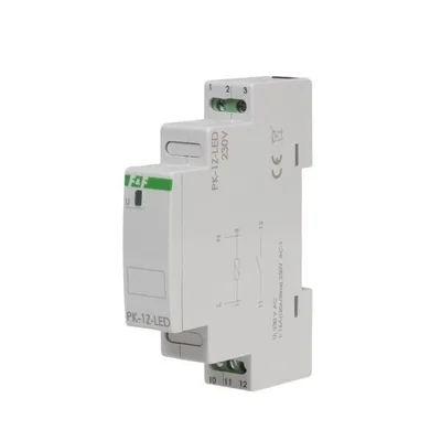Relais électromagnétique PK-1P 230 V, contact 1 x NO 16 A, courant d'appel 120 A/20 ms