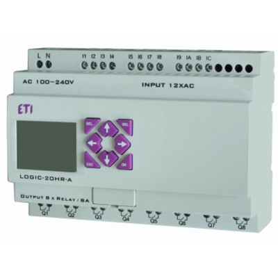 Relais intelligent 100-240 V CA, 12/8 E/S relais LOGIC-20HR-A