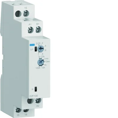 Relais temporisé 24-230 V CA/CC 8 A/250 V avec temporisation à l'arrêt