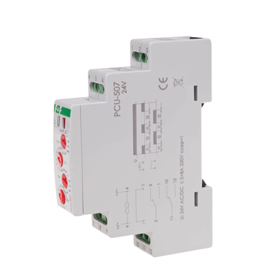 Relais temporisé 4 fonctions (réglage 2 fois) T1 T3 PCU-507 24V