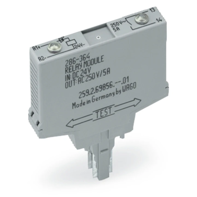 Relay module 10mm 24V DC 1out