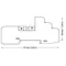 Relay socket, 4 changeover contacts
