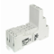 Relay socket R3 3P 10A 300V AC GZM3-gray