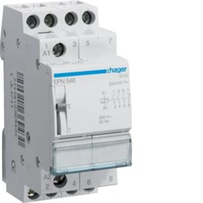 Relé biestable 230VAC/110VDC 3NO+1NC 16A