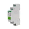 Relé biestable BIS-411B-LED con botón de control manual, para carril DIN, con relé de corriente de arranque de 160 A/20 ms