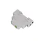 Relé biestable BIS-411B-LED con botón de control manual, para carril DIN, con relé de corriente de arranque de 160 A/20 ms