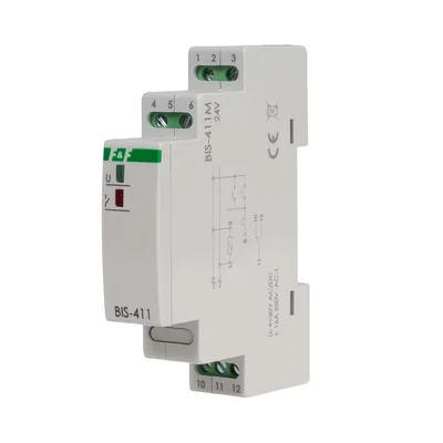 Relé biestable con memoria 9÷30 V CA/CC, montaje en carril DIN