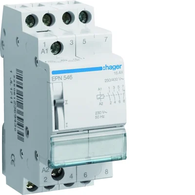 Relè bistabile 230VAC/110VDC 3NO+1NC 16A
