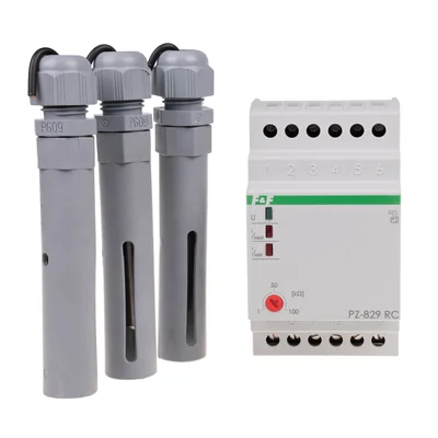 Relé de control de nivel de líquido de dos estados con sensibilidad ajustable de sondas PZ-829 RC