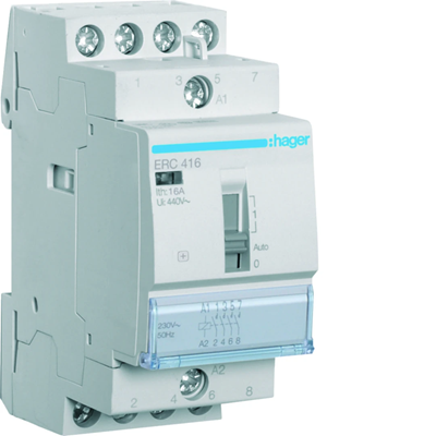 Relé electromagnético de instalación 230VAC 4NO 16A