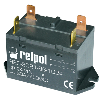 Relé electromagnético, industrial - pequeño, en carcasa R20-3021-96-1012