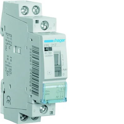 Relè elettromagnetico da installazione 12VAC 2NC 16A