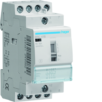 Relè elettromagnetico da installazione 230VAC 2NO+2NC 16A