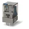 Relé industrial trifásico; 10 A; 6 V CA; botón de prueba + indicador mecánico, 60.13.8.006.0040