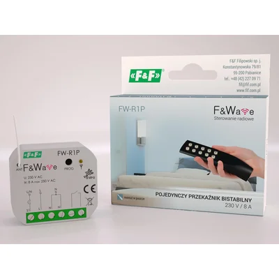 Relé monoestable por radio FW-R1P