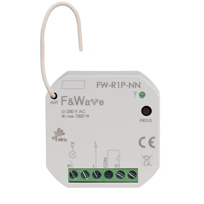 Relé multifunción simple para radio, para instalación sin cable neutro.