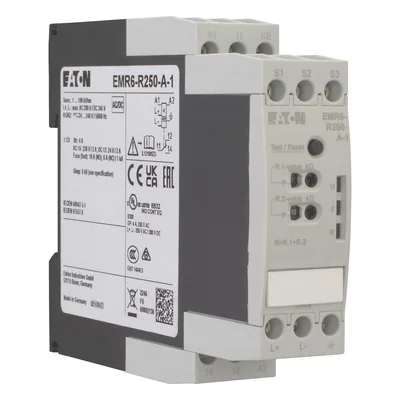 Relé pro sledování izolace EMR6-R250-A-1, 0–250 V AC, 0–300 V DC, 1–100 kΩ