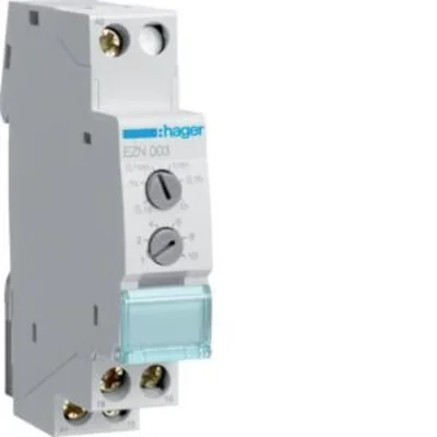 Relé temporizador 12-230VAC/12-48VDC 1P 8A paso a paso