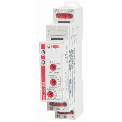 Relé Temporizador 12-240V AC/DC 1P AgSnO2 8A / 250V AC