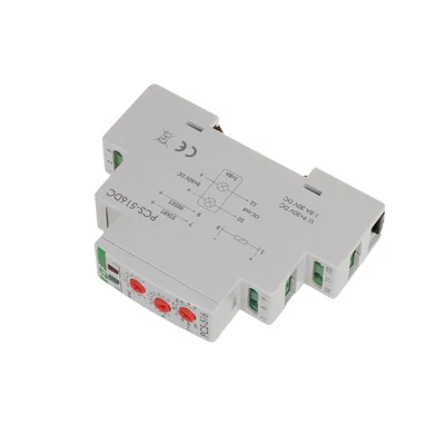 Relé temporizador de 10 funciones. Con entradas de INICIO y REINICIO. PCS-516DC