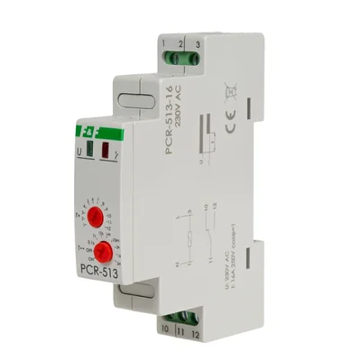 Relè temporizzato invertitore, contatti: 1 NO/NC, 230 V, 16 A
