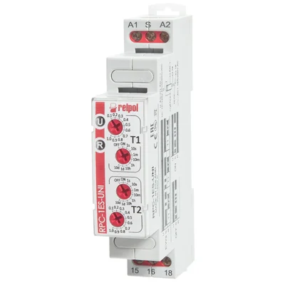 Relè temporizzato RPC-1EA-UNI 1P 12...240 V CA/CC 16 A / 250 V CA