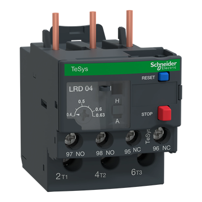 Relé térmico TeSys D 0,4-0,63A clase 10