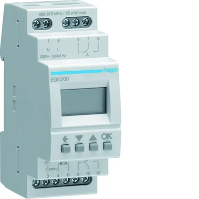 Reloj digital multifuncional con Bluetooth, 16A, bidireccional.